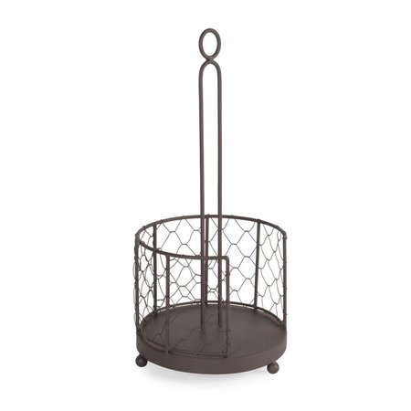 DESIGN IMPORTS Rustic Bronze Chicken Wire Paper Towel Holder Z02231